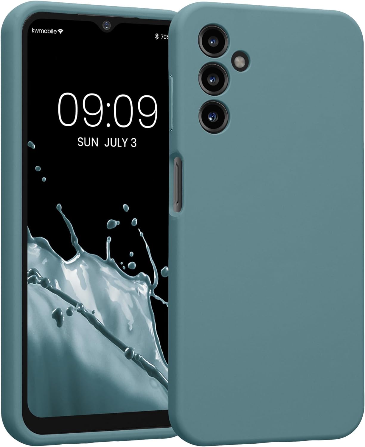 KW Samsung Galaxy A14 5G Θήκη Σιλικόνης Rubberized TPU - Antique Stone