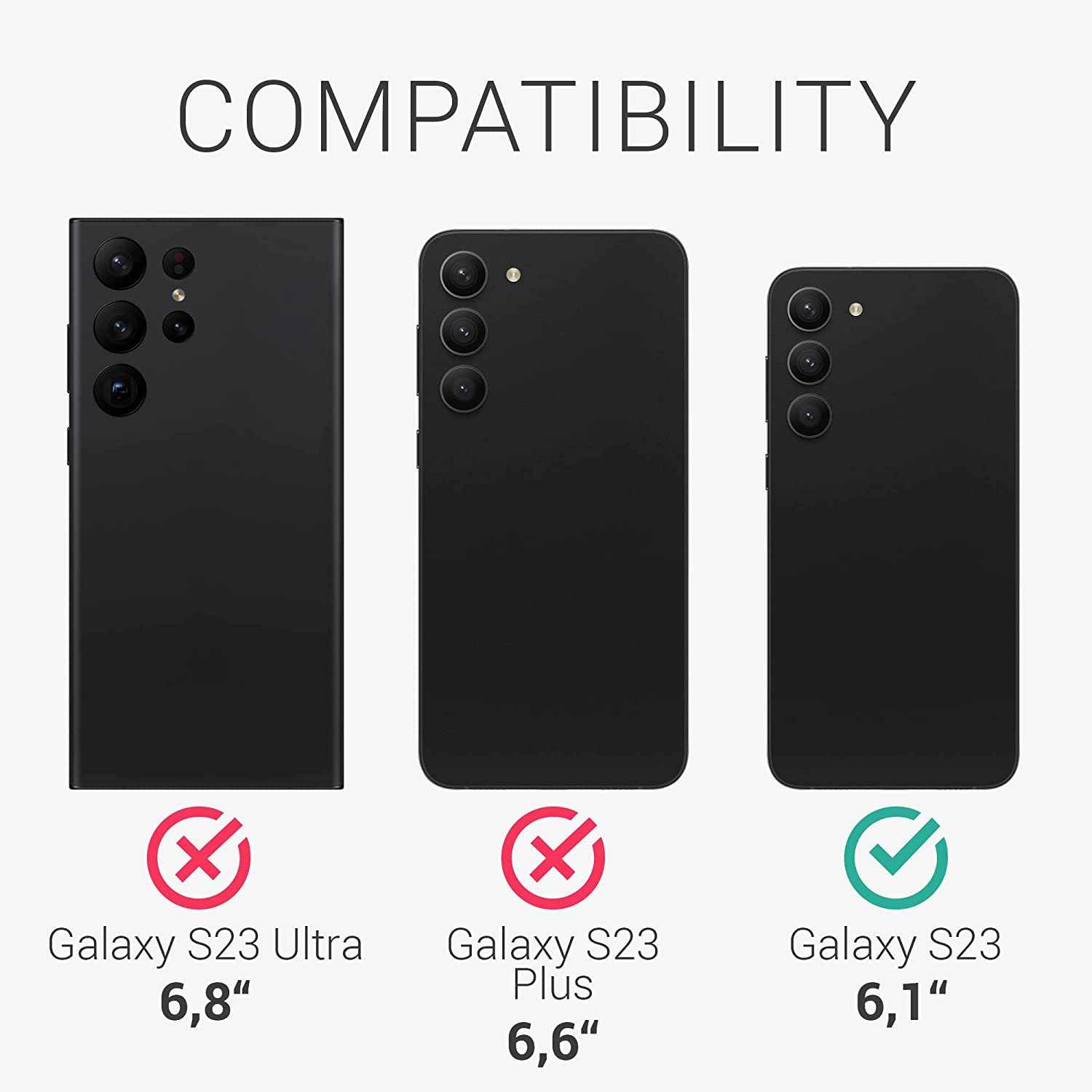 Kalibri Samsung Galaxy S23 Σκληρή Θήκη Aramid Fiber με Πλαίσιο Σιλικόνης - Black Matte - 60350.47