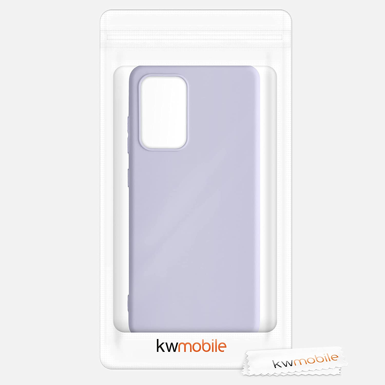 KW Samsung Galaxy A52 / A52 5G / A52s 5G Θήκη Σιλικόνης TPU - Lavender - 54346.108