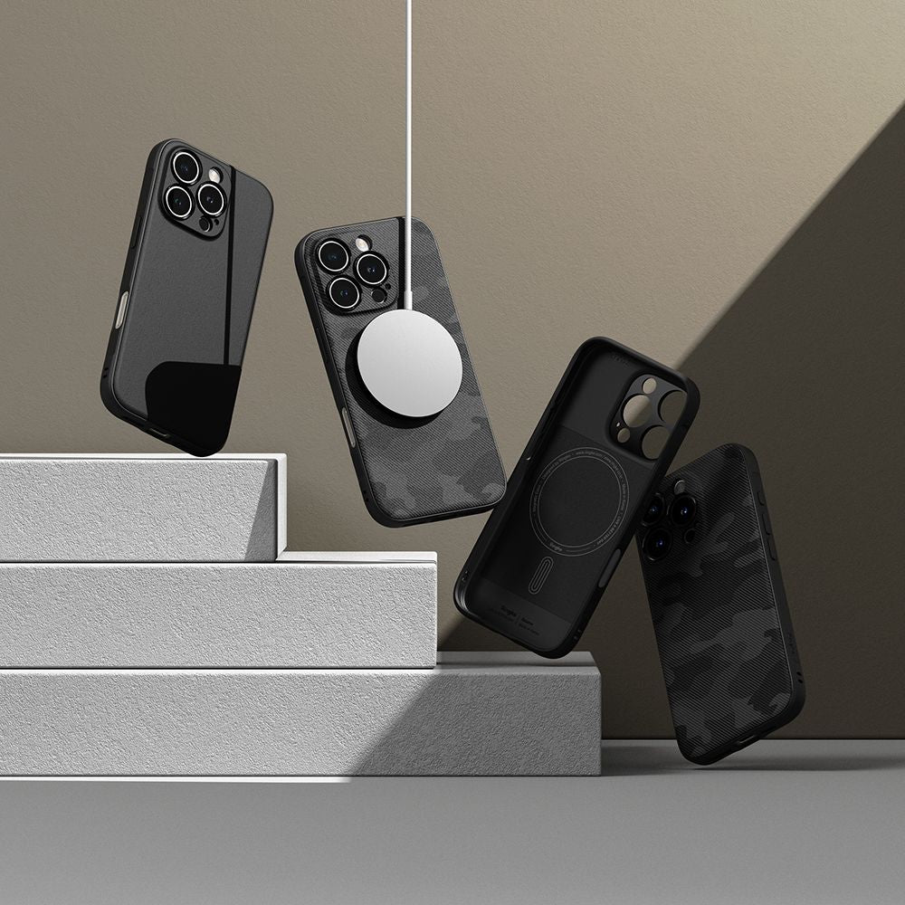 Ringke iPhone 16 Pro Max Onyx MagSafe Durable TPU Case Θήκη Σιλικόνης με MagSafe - Black