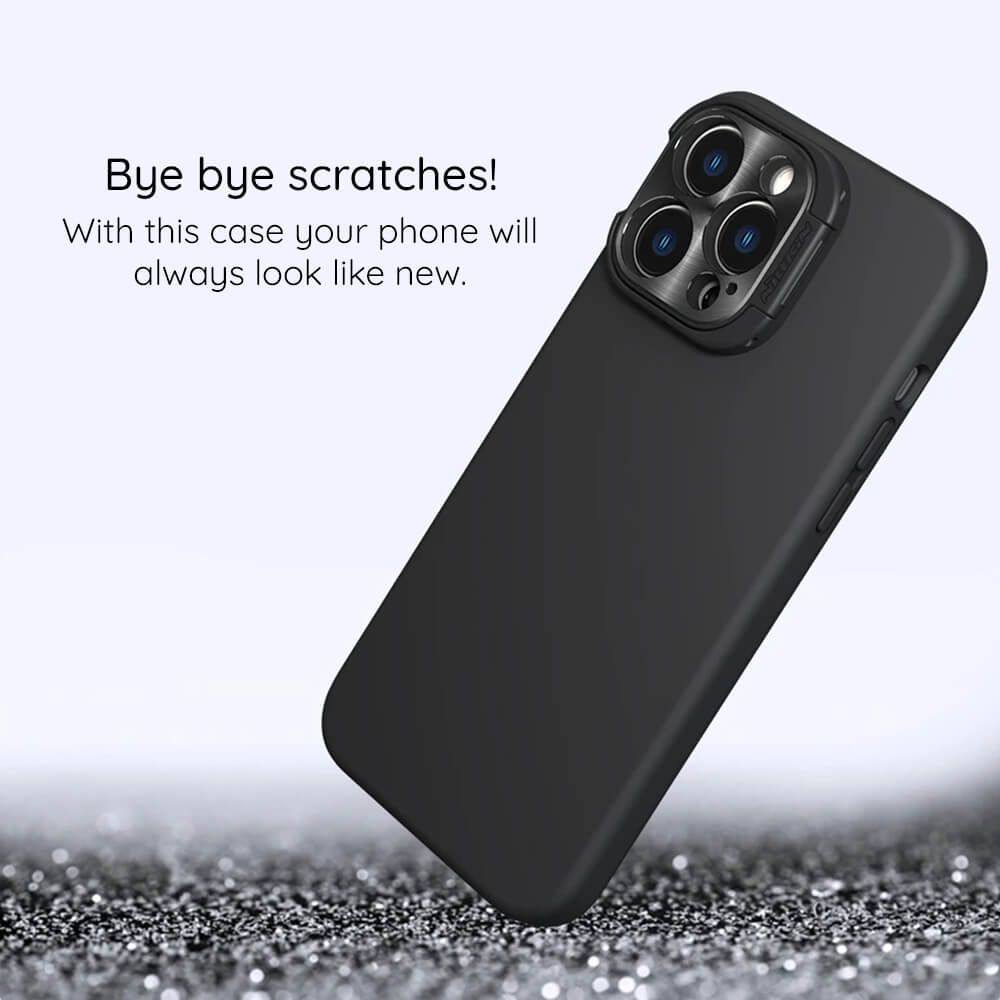 Nillkin iPhone 16 Pro Lens Wing Magnetic Σκληρή Θήκη με Μεταλλική Προστασία για την Κάμερα - Black