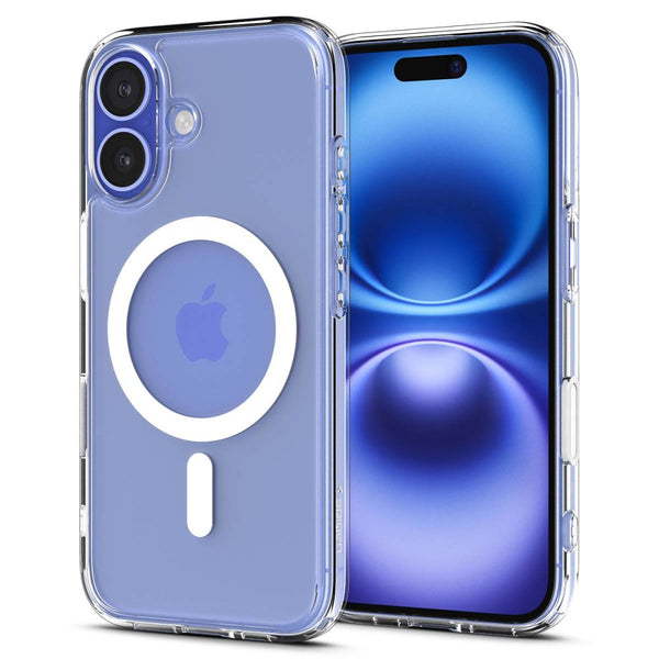 Spigen iPhone 16 Ultra Hybrid T Mag Σκληρή Θήκη με Πλαίσιο Σιλικόνης με MagSafe - White - likebrands.gr