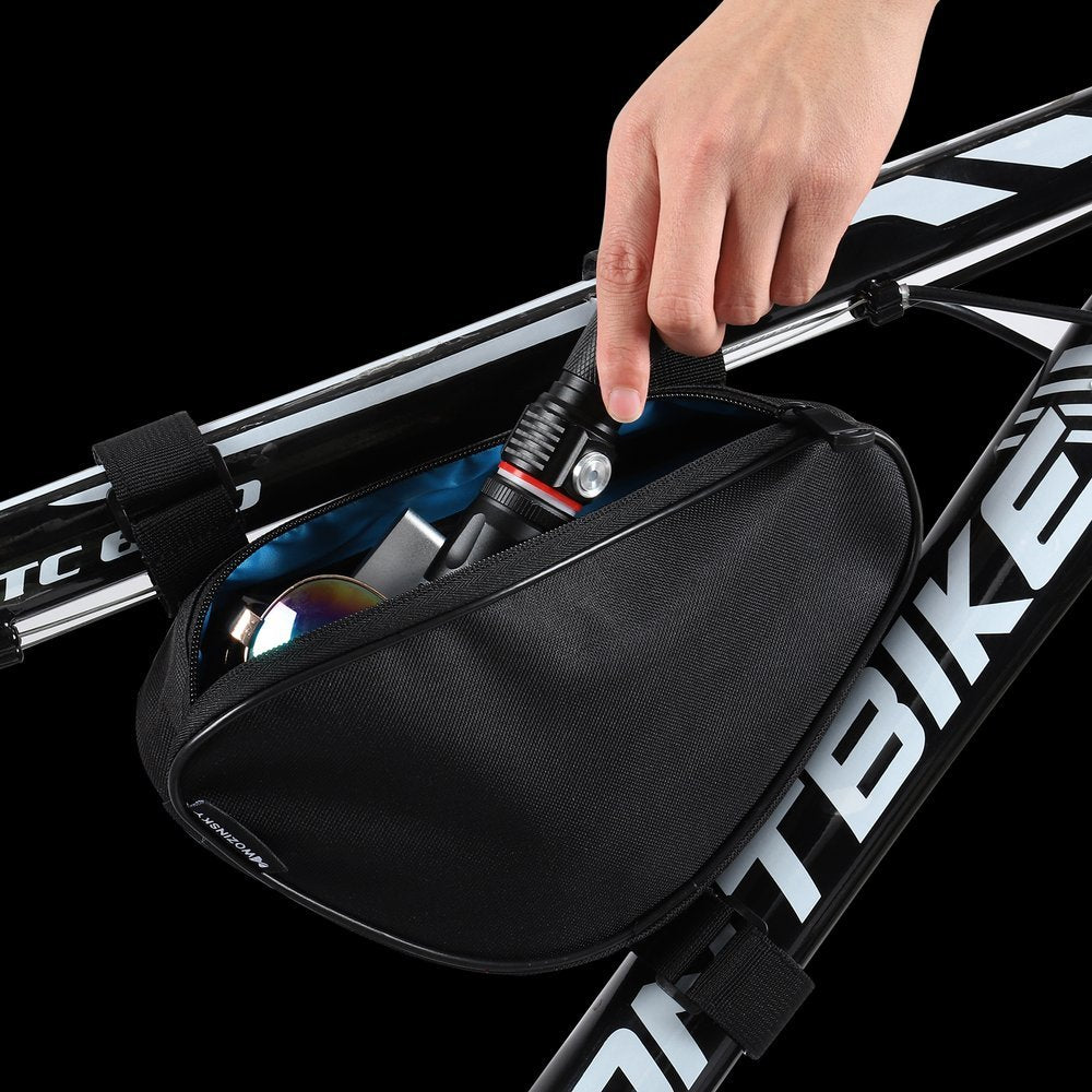 Wozinsky Bike Frame Storage Bag - Universal Τσάντα Αποθήκευσης για Ποδήλατο 1,5L - Black - WBB11BK