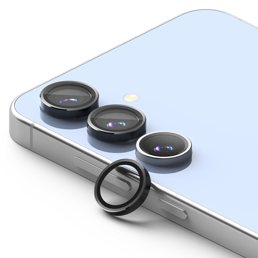 Ringke Samsung Galaxy S24 FE Lens Frame Glass Αντιχαρακτικό Γυαλί για την Κάμερα - 2 Τεμάχια - Black