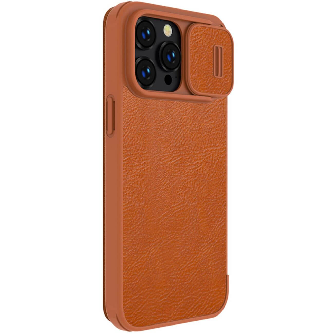 Nillkin iPhone 14 Pro Max Qin Pro Leather Θήκη Βιβλίο με Κάλυμμα για την Κάμερα - Brown