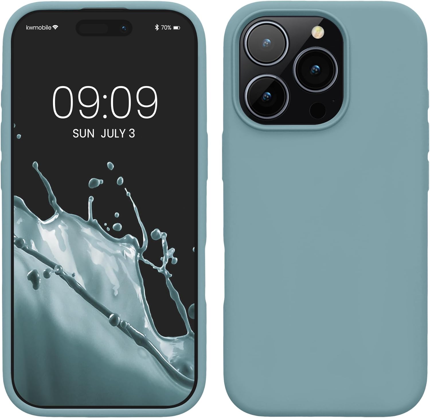 KW iPhone 16 Pro Θήκη Σιλικόνης Rubberized TPU - Antique Stone