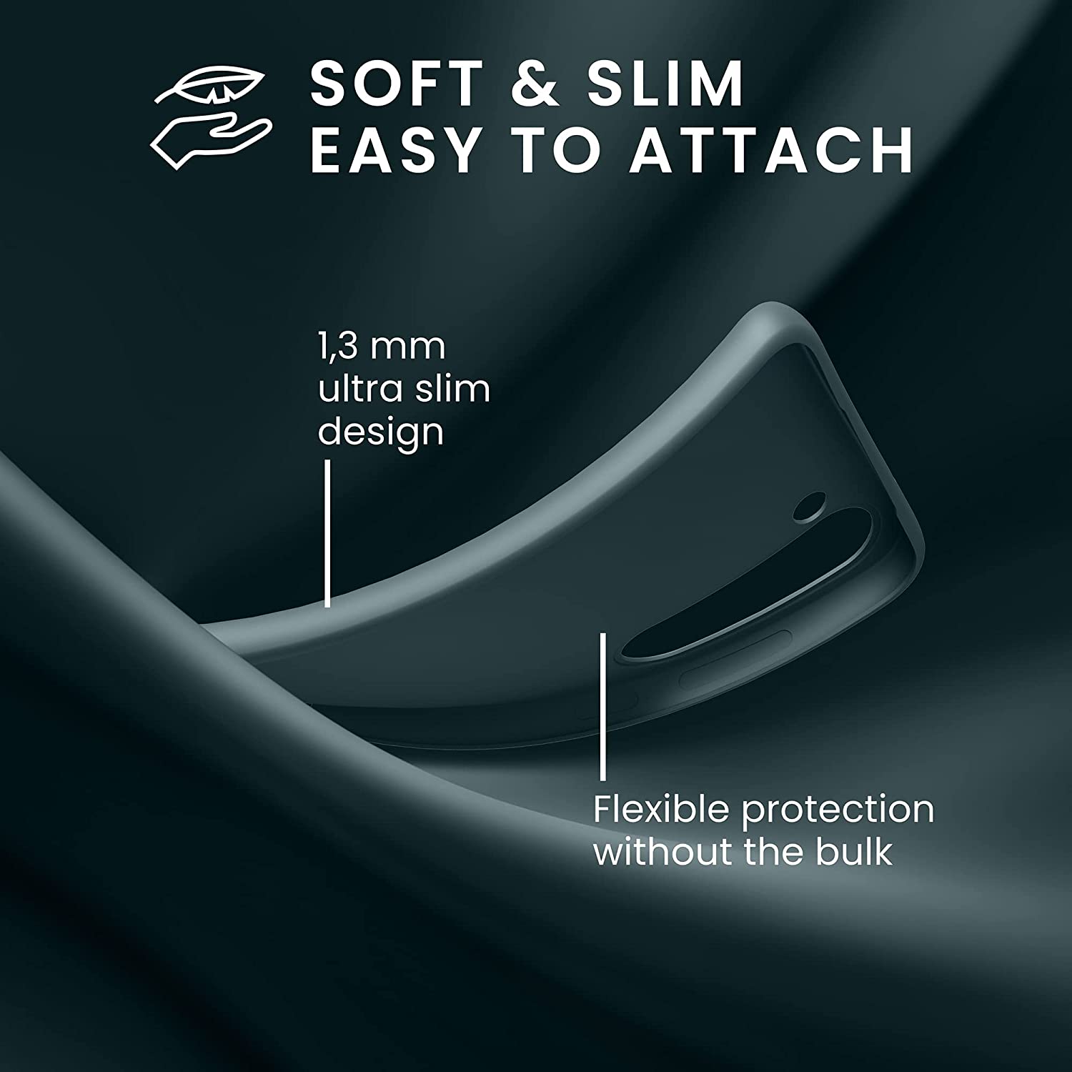 KW Samsung Galaxy S23 Ultra Θήκη Σιλικόνης TPU - Dark Slate - 60284.202