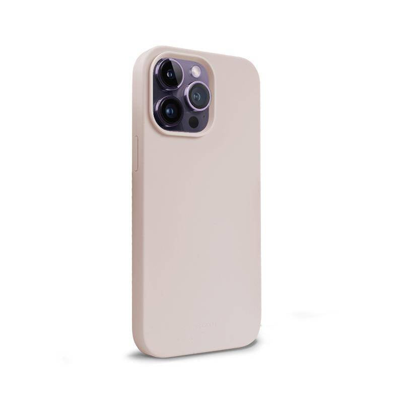 Crong iPhone 14 Pro Color Cover Θήκη Σιλικόνης - Sand Pink