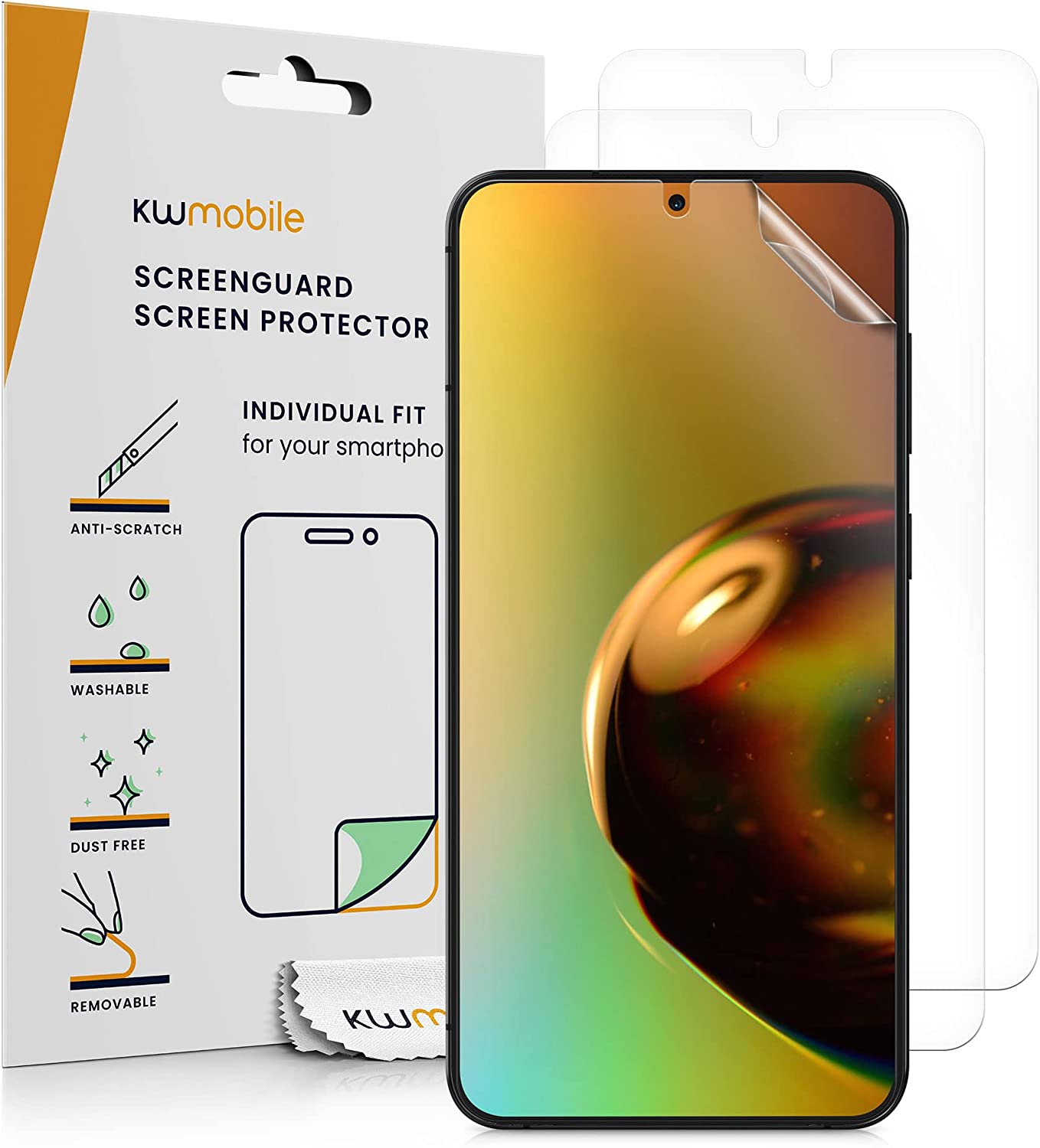 KW Samsung Galaxy S23 Plus - 3 Μεμβράνες Προστασίας Οθόνης - Διάφανες - 60301.1