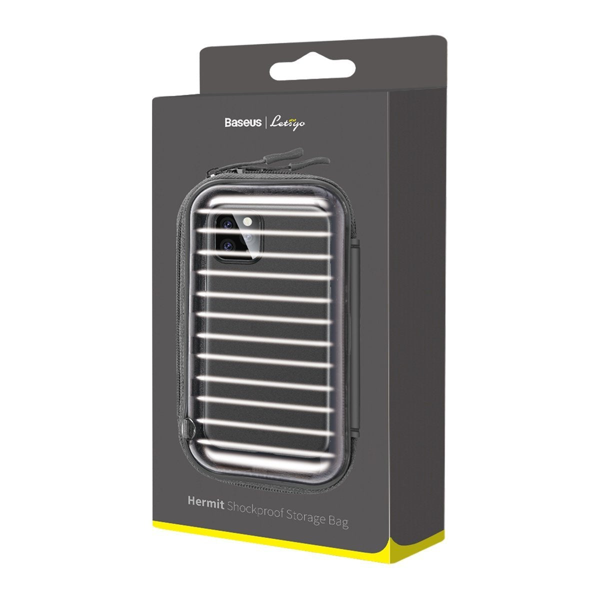 Baseus Let's go Hermit Shockproof Storage Bag Τσάντα / Πορτοφόλι - Διάφανη - LBFZ-A02
