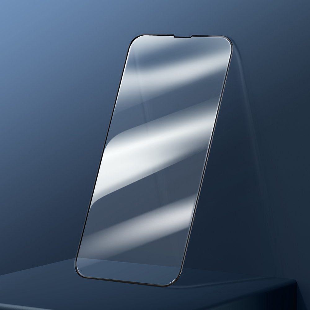 Baseus iPhone 13 / iPhone 13 Pro 0.3mm 9H Full Screen Αντιχαρακτικό Γυαλί Οθόνης - 2 Τεμάχια - Black - SGQP010101