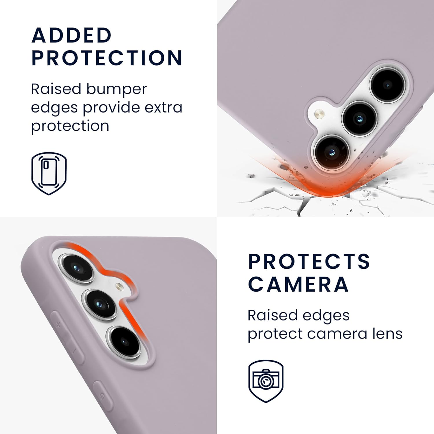 KW Samsung Galaxy A35 5G Λεπτή Θήκη Σιλικόνης TPU - Lavender