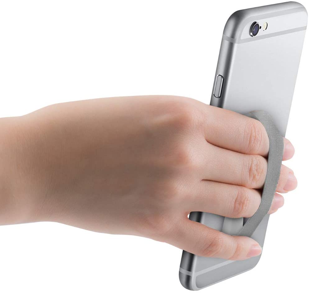 KW Σετ με 3 Finger Holders for Smartphones / iPhones - Αξεσουάρ για Εύκολο Κράτημα με Ένα Χέρι - Silver - 43997.06