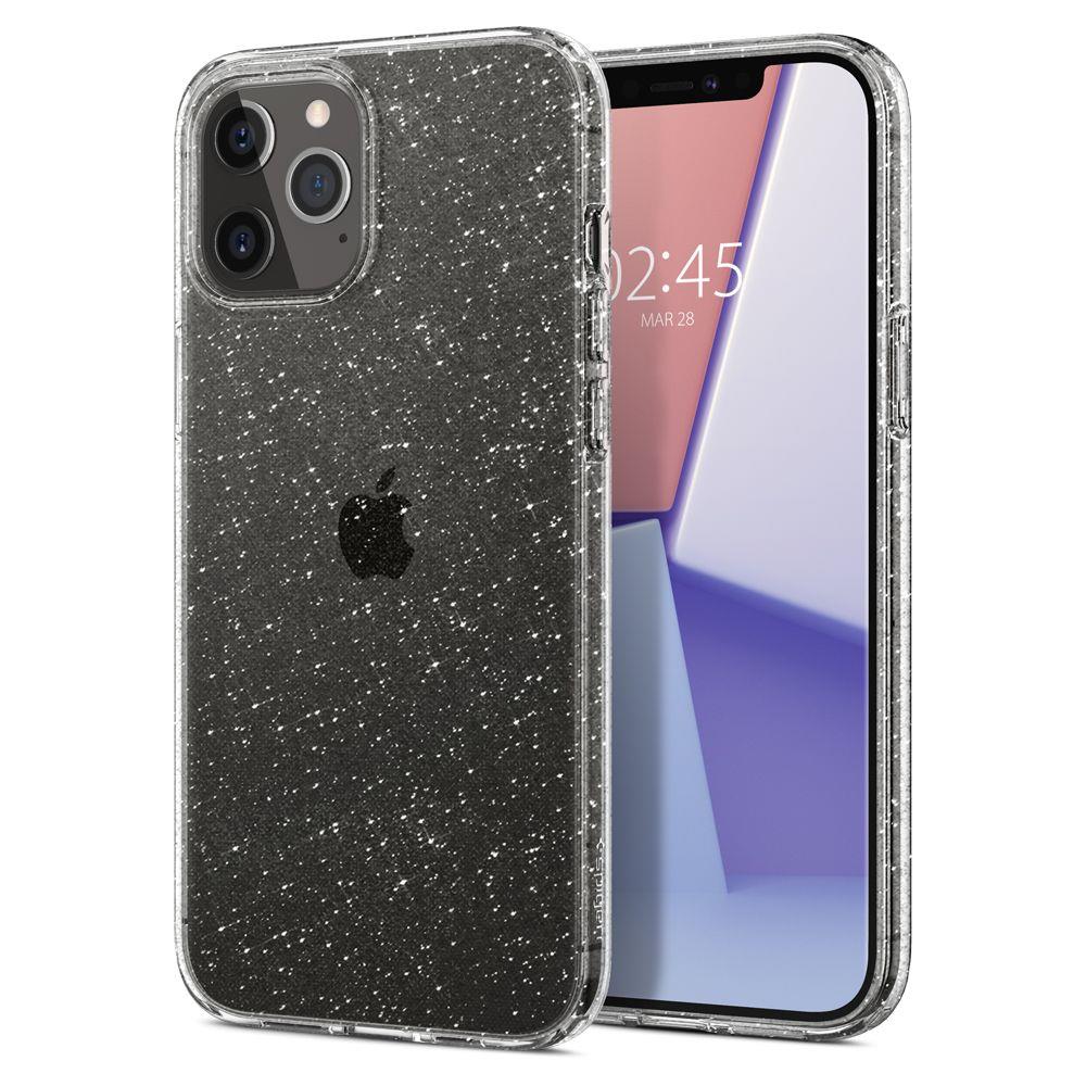Spigen iPhone 12 / iPhone 12 Pro Liquid Crystal Θήκη Σιλικόνης - Glitter Crystal