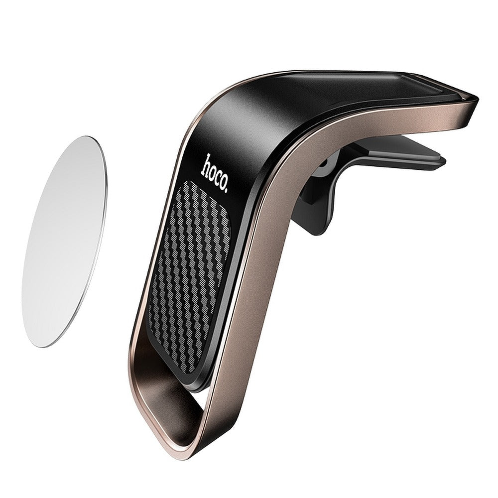 Hoco CA74 Universe Μαγνητική Βάση Αυτοκινήτου Αεραγωγού - Black / Metal Grey