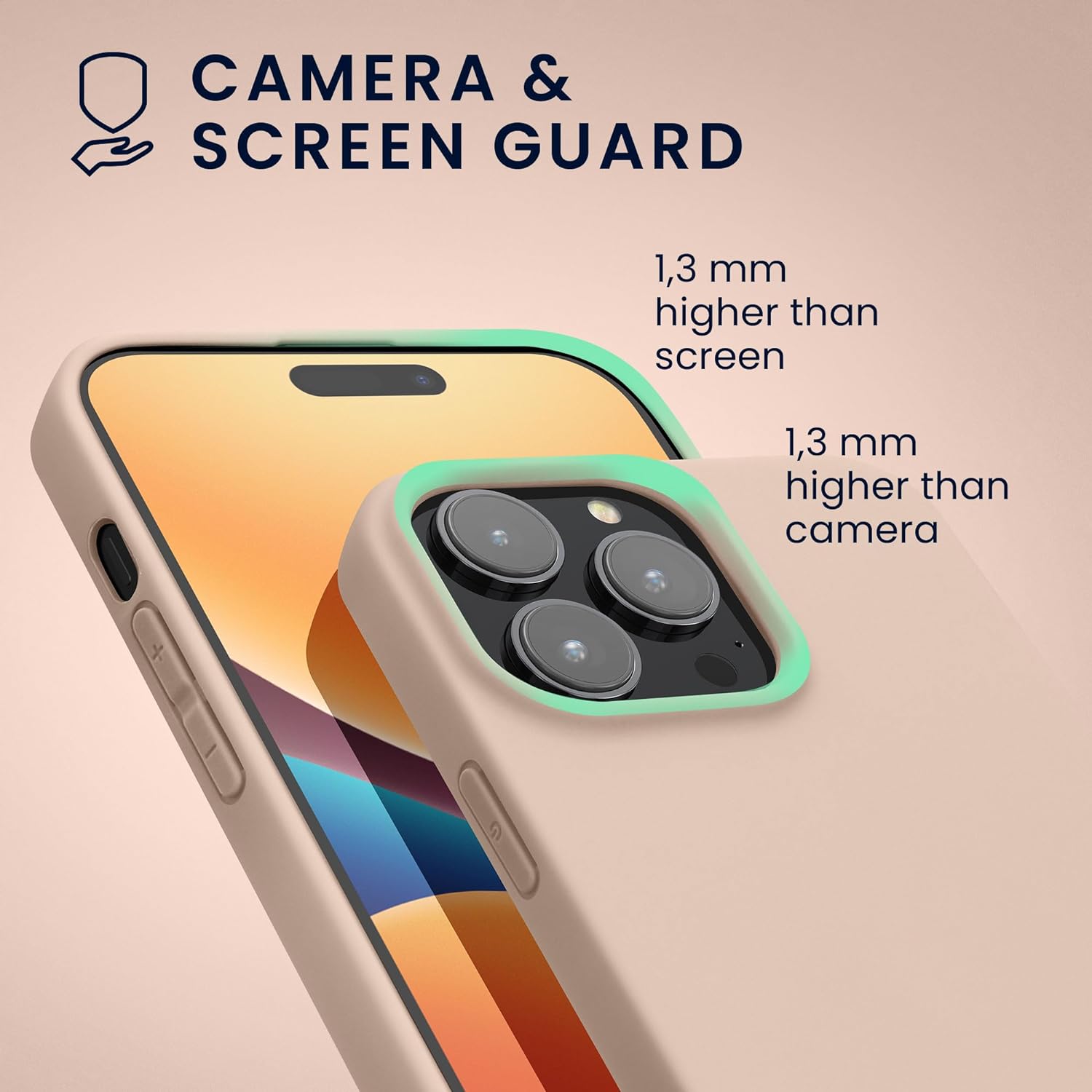 KW iPhone 15 Pro Max Λεπτή Θήκη Σιλικόνης TPU - Coconut Swirl - 61960.225