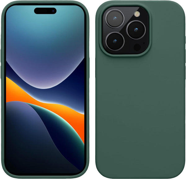 KW iPhone 15 Pro Max Θήκη Σιλικόνης Rubberized TPU - Forest Green - 61956.166