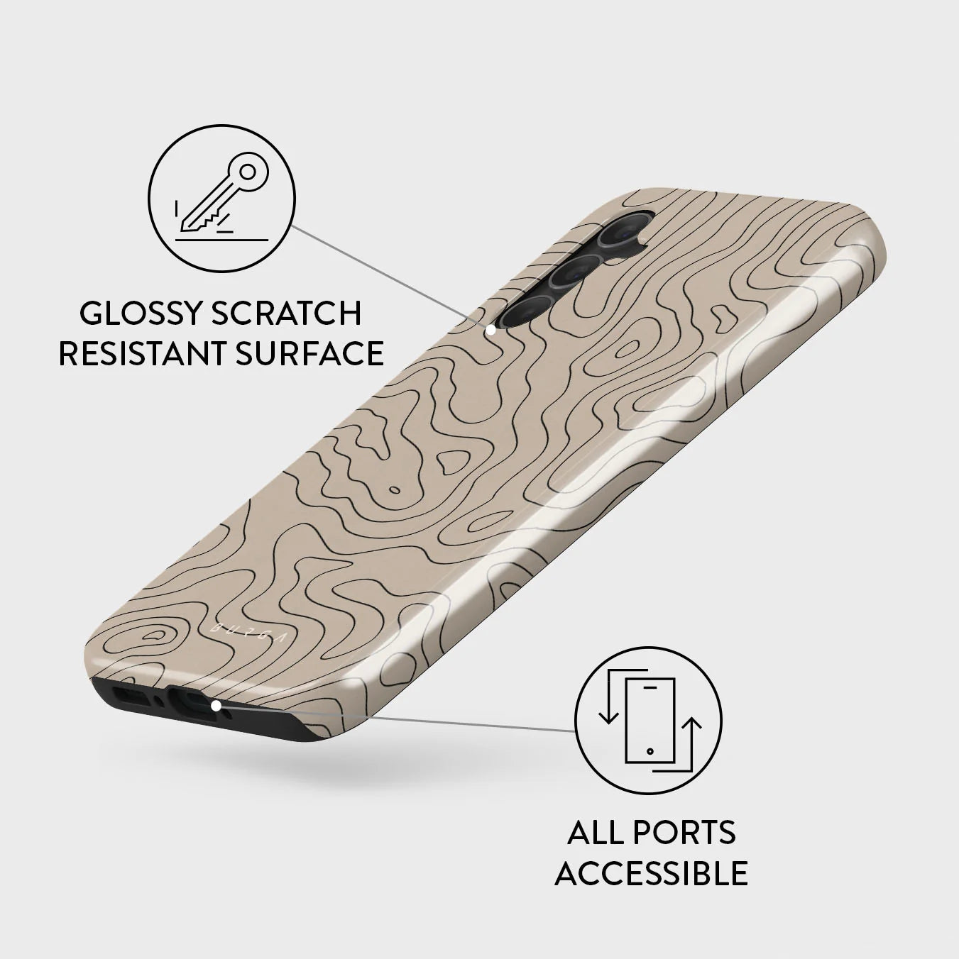 Burga Samsung Galaxy A35 5G Fashion Tough Σκληρή Θήκη - Wild Terrain