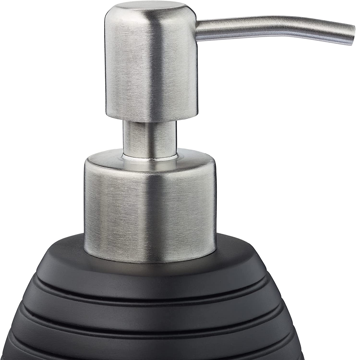 Relaxdays Σαπουνοθήκη Dispenser από Πολυρεσίνη - Black - 4052025908812