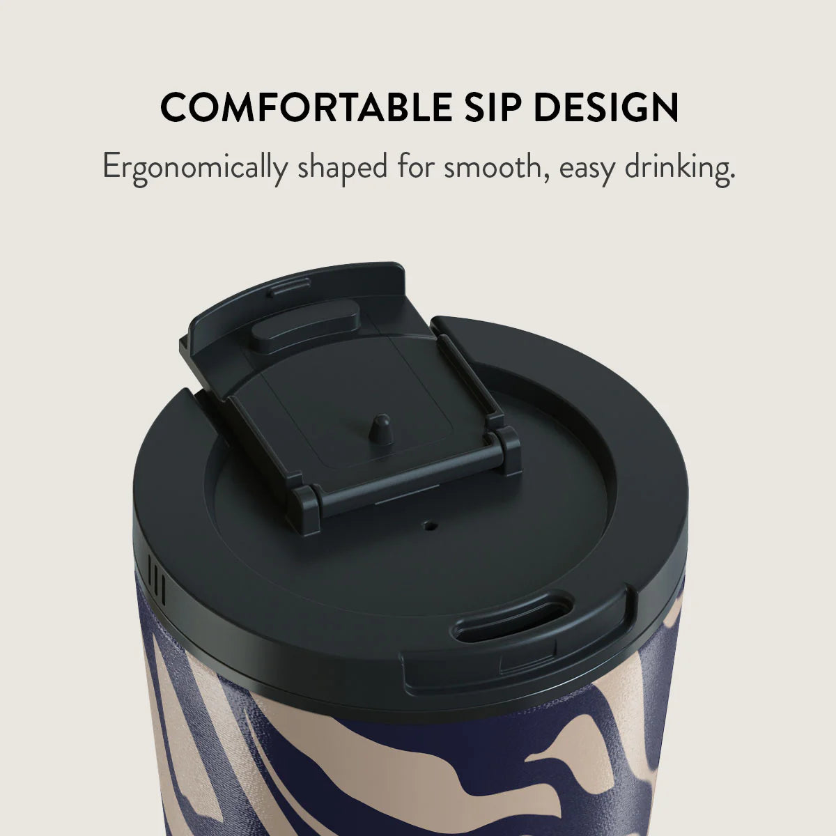 Burga Κούπα Θερμός από Ανοξείδωτο Ατσάλι - Flap Lid - 500ml - Vigilant