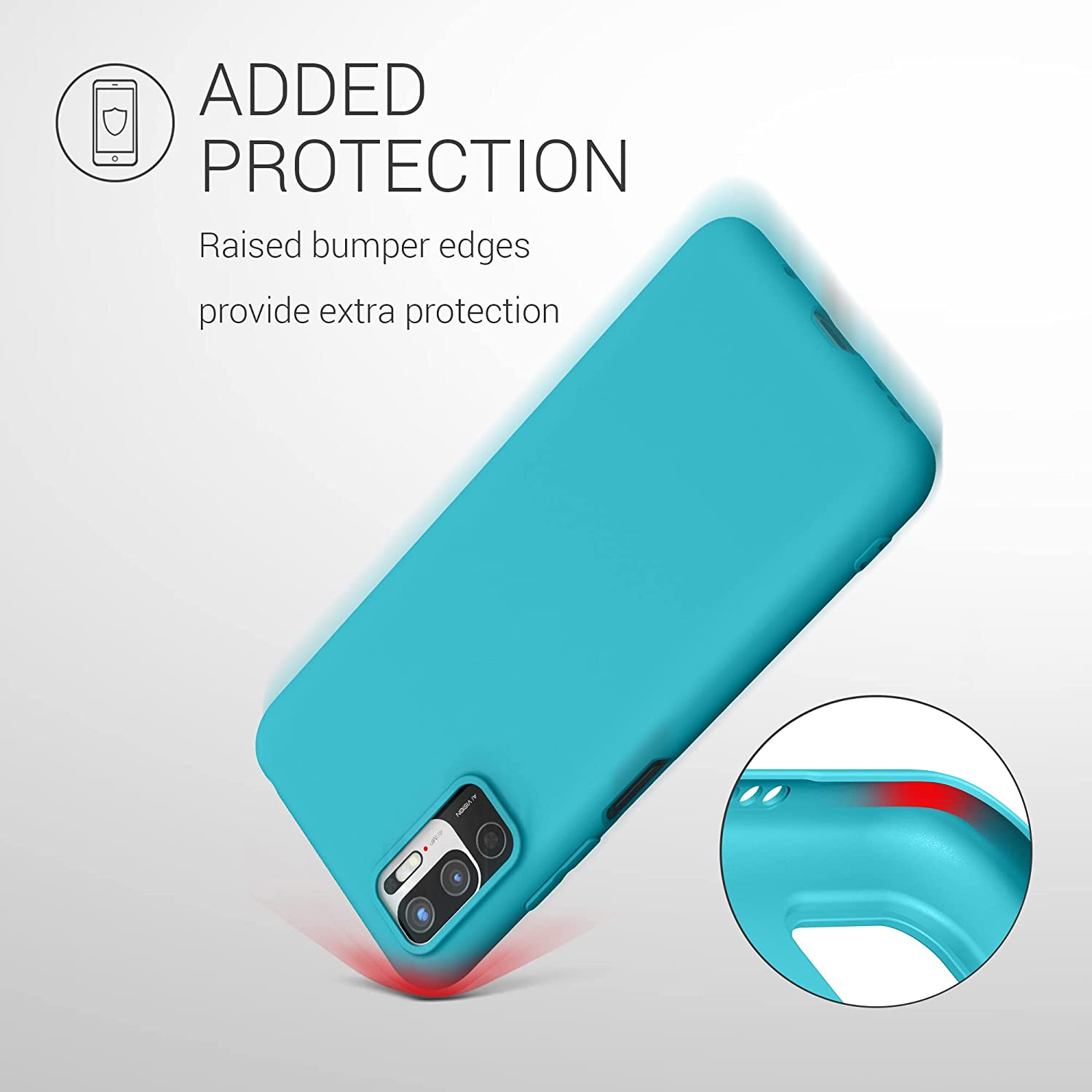 KW Xiaomi Redmi Note 10 5G Θήκη Σιλικόνης TPU - Sea Blue - 54947.223