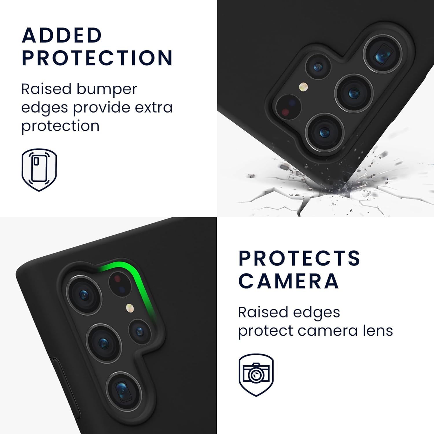 KW Samsung Galaxy S24 Ultra Θήκη Σιλικόνης Rubber TPU με MagSafe - Black