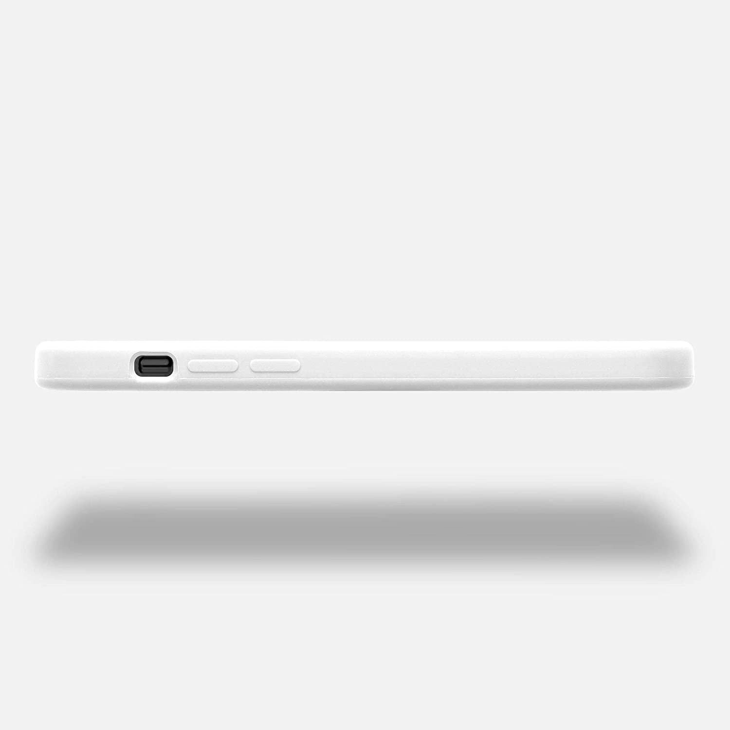 KW iPhone 12 / iPhone 12 Pro Θήκη Σιλικόνης Rubber TPU - White - 52641.02