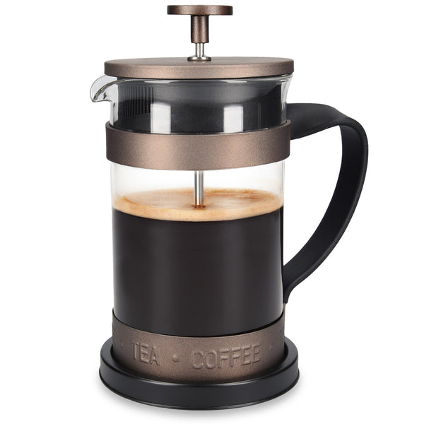 Navaris Γαλλική Καφετιέρα 600ml - Brown - 46547.01.02