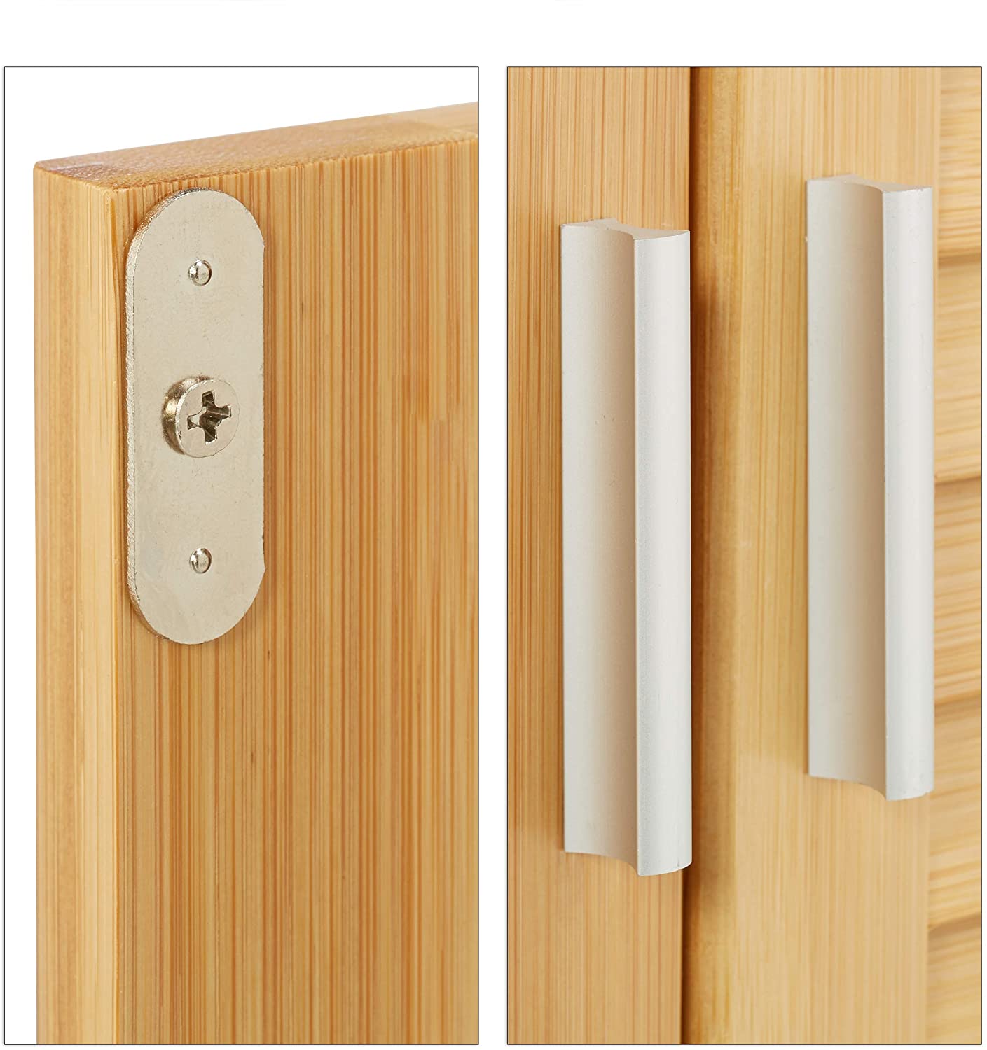 Relaxdays Ντουλάπι Μπάνιου - Natural - 4052025192020