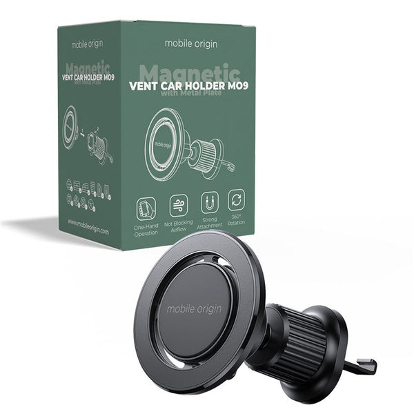 Mobile Origin Μαγνητική Βάση για τον Αεραγωγό του Αυτοκινήτου MO9 - Black