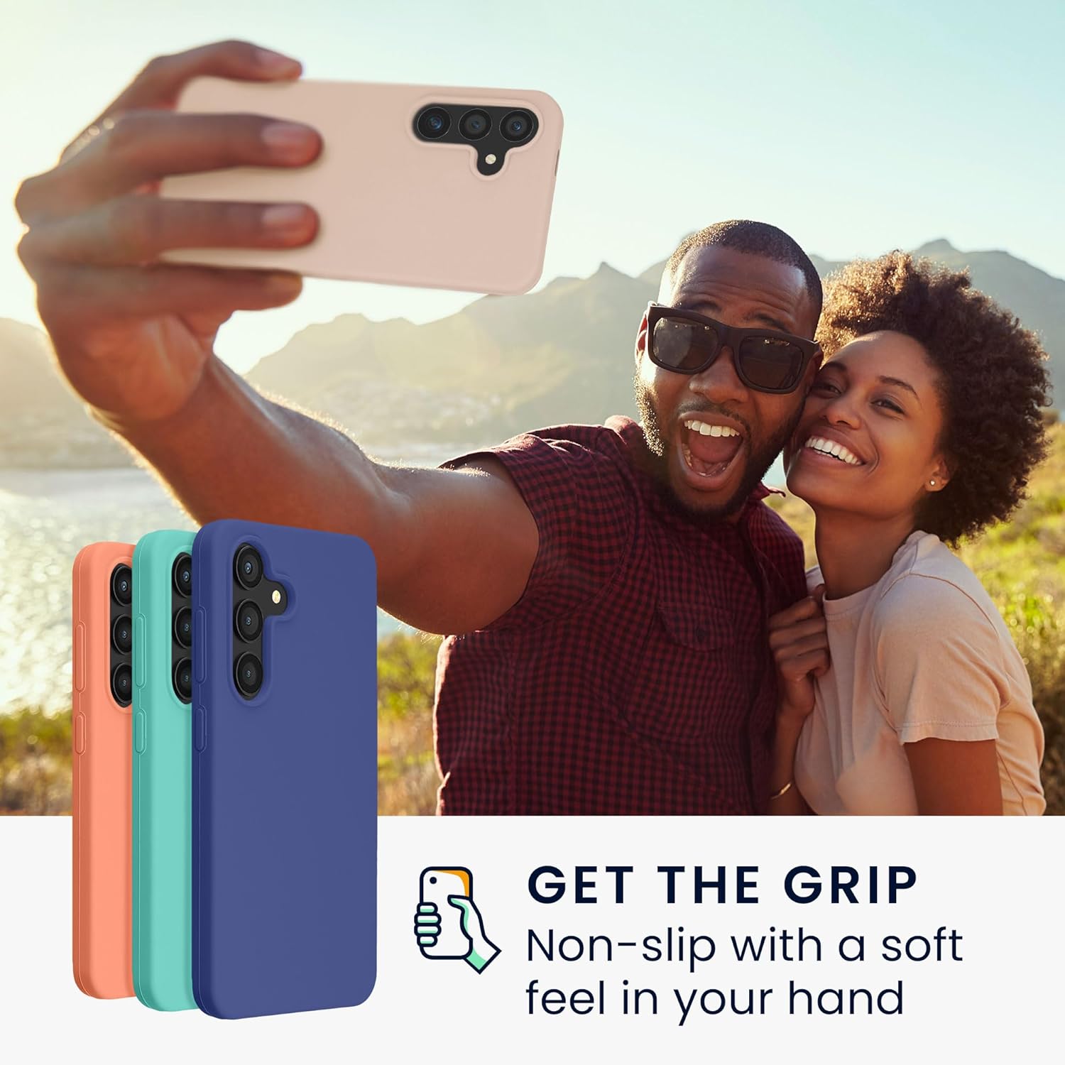 KW Samsung Galaxy S24+ Θήκη Σιλικόνης Rubberized TPU - Coconut Swirl