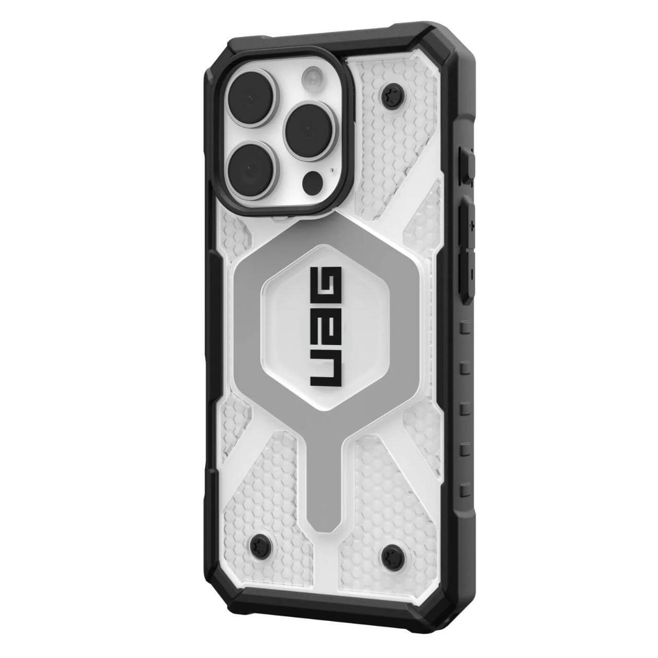 UAG iPhone 16 Pro Max Pathfinder Clear MagSafe Σκληρή Θήκη με MagSafe - Ice