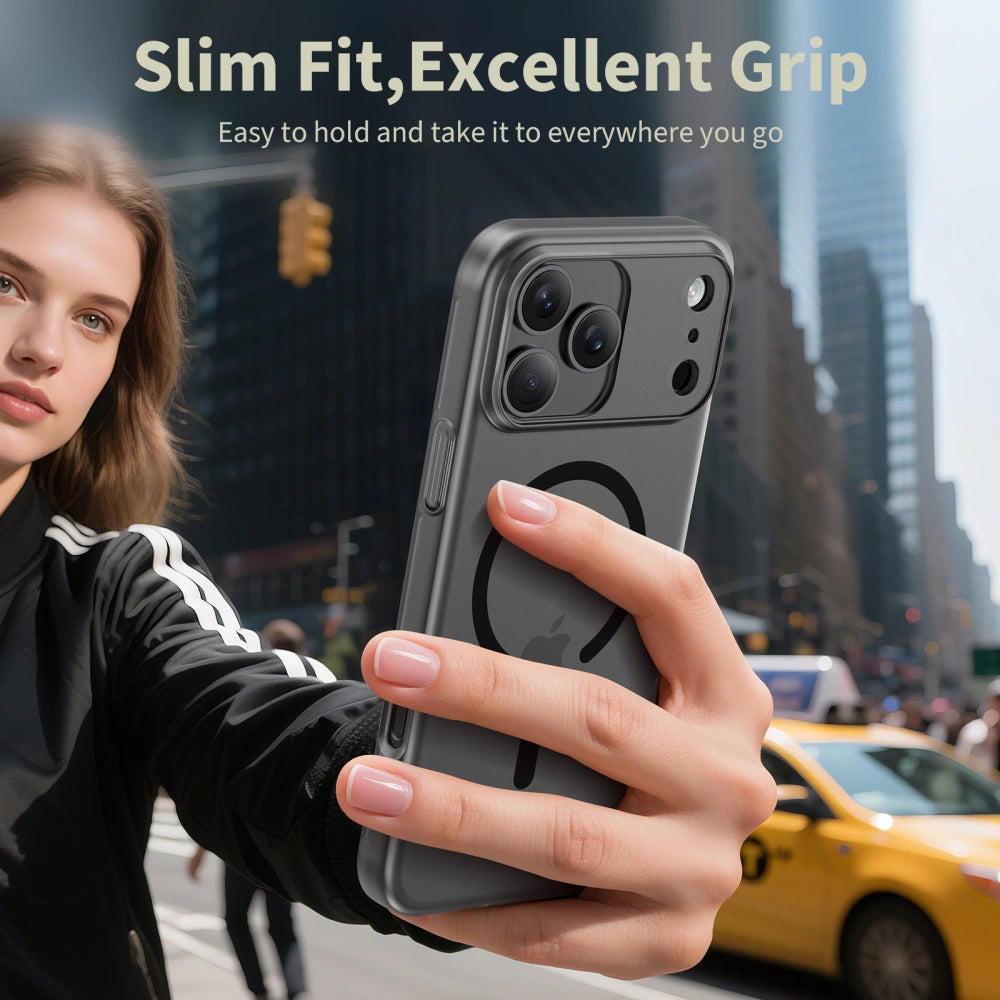 Tech-Protect iPhone 17 Pro MagSlim - Σκληρή Θήκη με MagSafe - Matte / Black