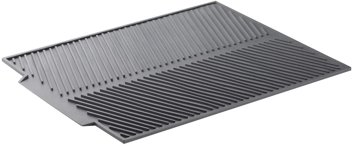 Navaris Χαλί Νεροχύτη για Αποστράγγιση Πιάτων - BPA Free - Grey - 52326.2