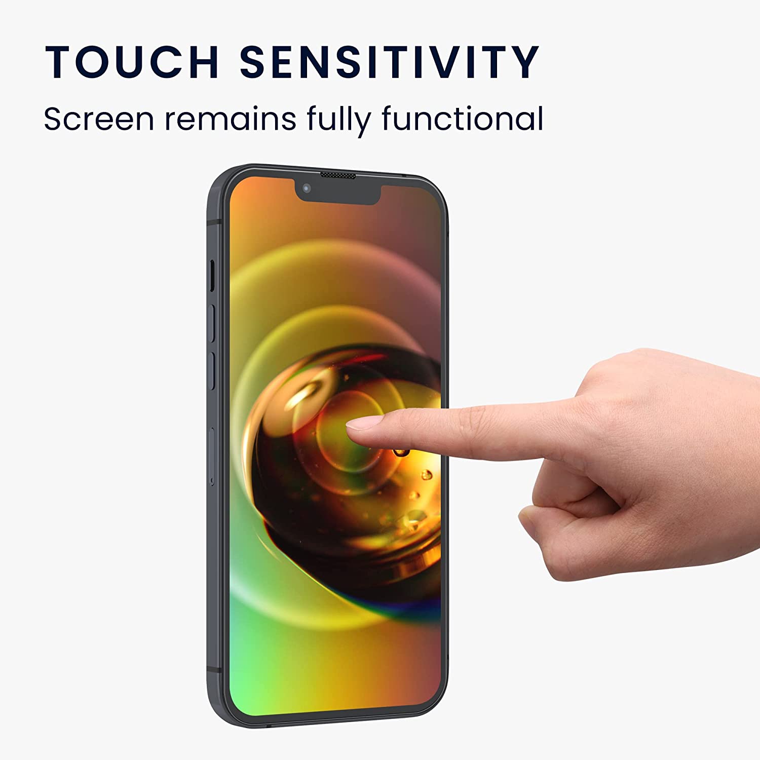 Kalibri iPhone 13 Pro Max - Full Screen Αντιχαρακτικό Γυαλί Οθόνης - 2 Τεμάχια - Διάφανα - 59018.1