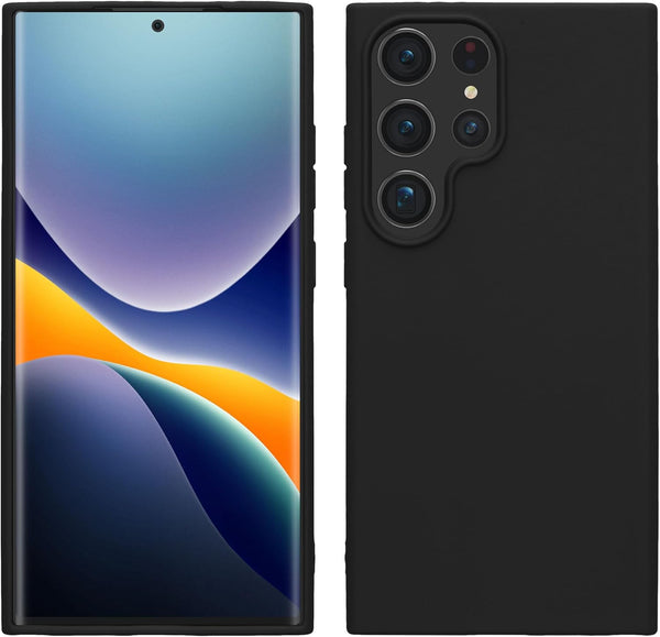 KW Samsung Galaxy S24 Ultra Λεπτή Θήκη Σιλικόνης TPU - Black