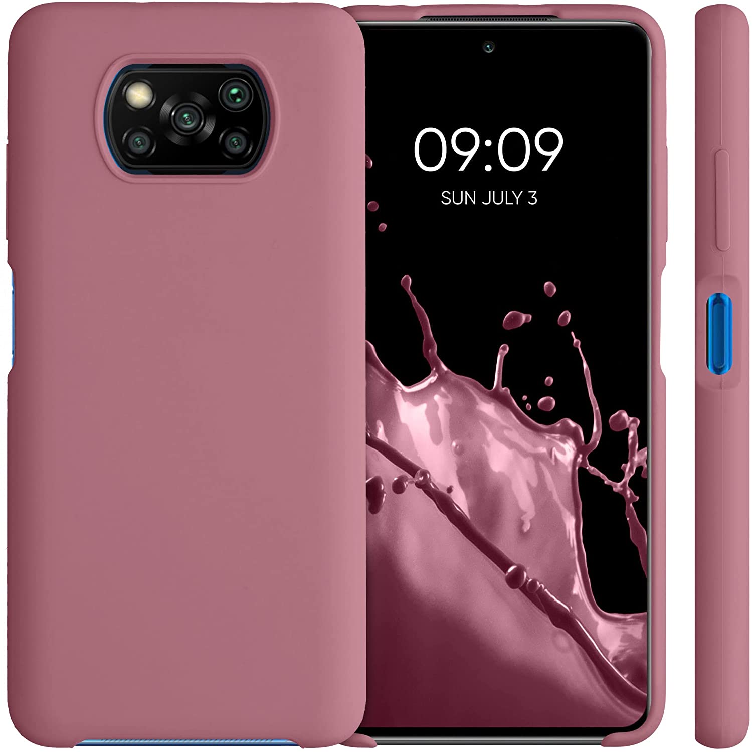 KW Xiaomi Poco X3 NFC / Poco X3 Pro Θήκη Σιλικόνης Rubber TPU - Deep Rusty Rose - 54345.167