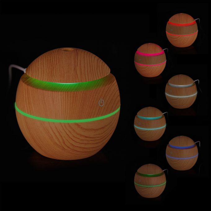 Relaxdays Diffuser με Όψη Ξύλου - Light Brown - 4052025910044