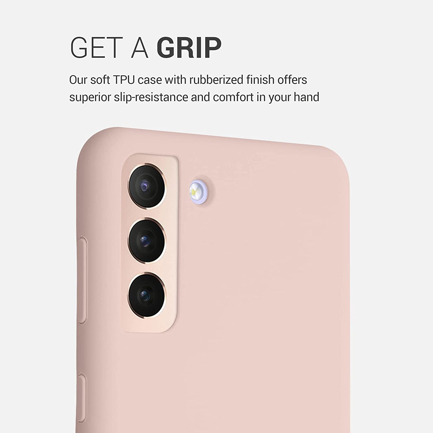 KW Samsung Galaxy S21 Plus Θήκη Σιλικόνης Rubber TPU - Coconut Swirl - 54066.225