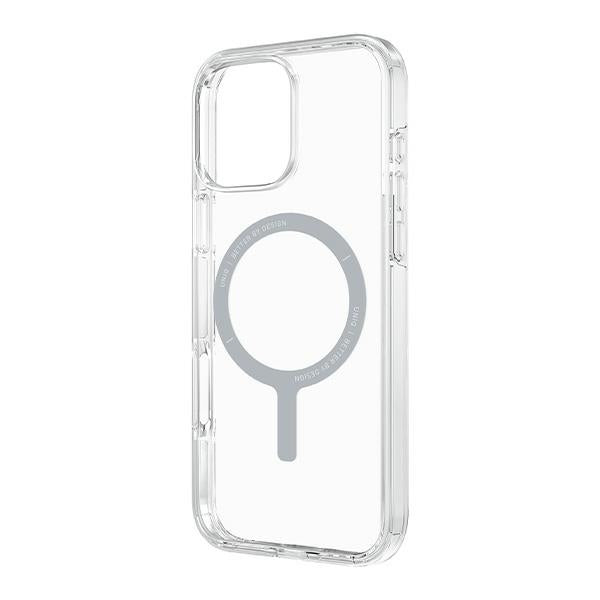 Uniq iPhone 16 Pro Max Clario Eco-Friendly Σκληρή Θήκη με Πλαίσιο Σιλικόνης και MagSafe - Διάφανη