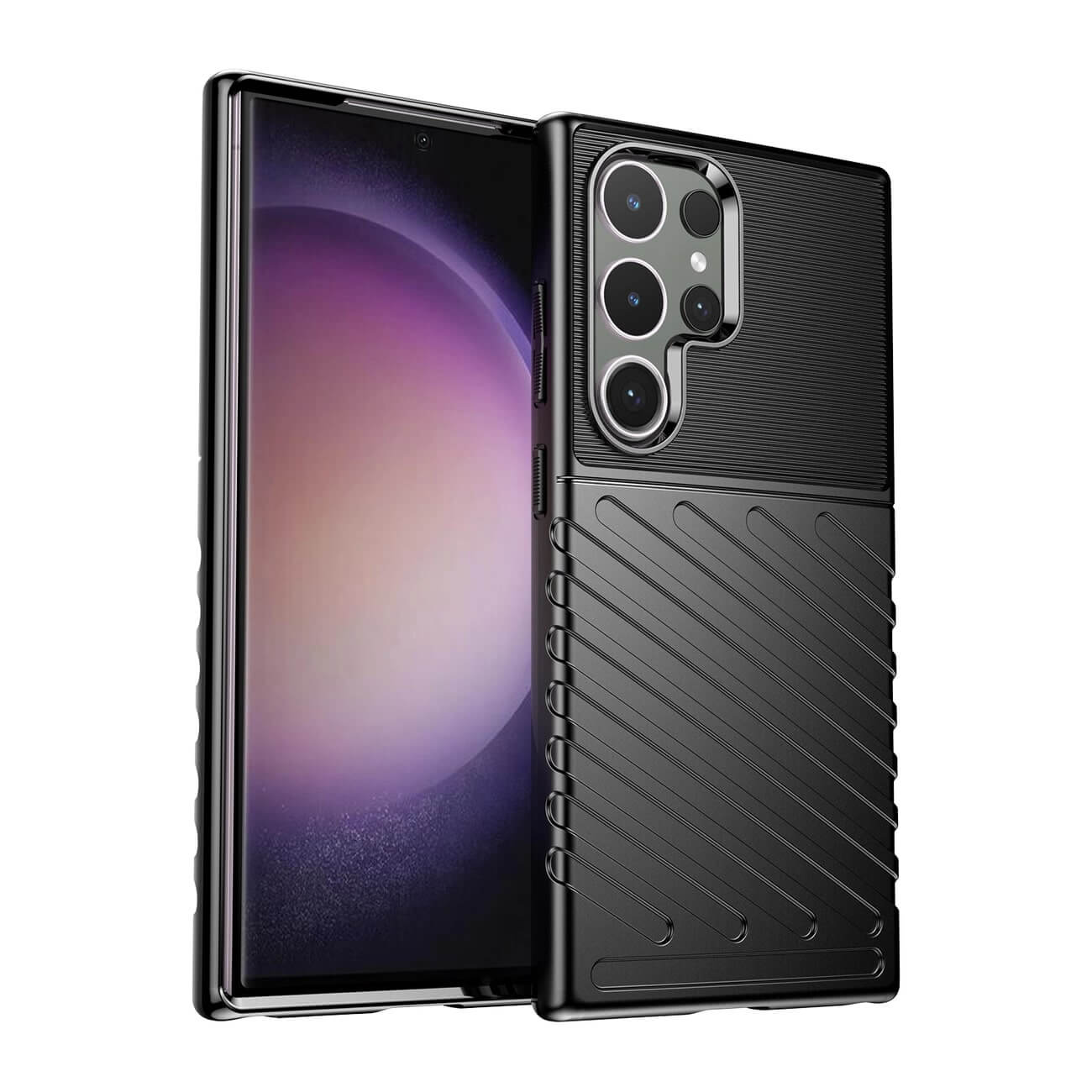 OEM Samsung Galaxy S24 Ultra Θήκη Thunder Tough Rugged Armor - Black