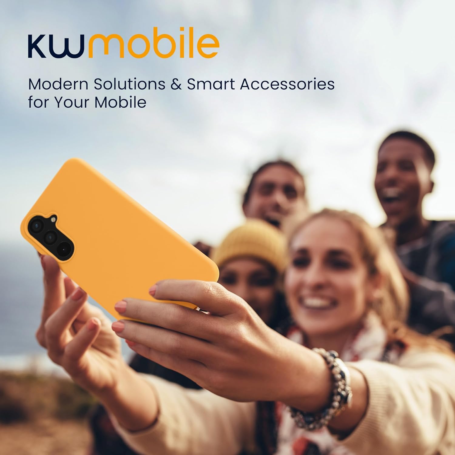 KW Samsung Galaxy A55 5G Λεπτή Θήκη Σιλικόνης TPU - Fruity Orange