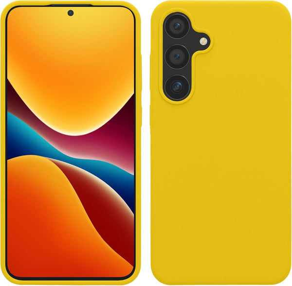 KW Samsung Galaxy S24+ Θήκη Σιλικόνης Rubberized TPU - Bright Yellow