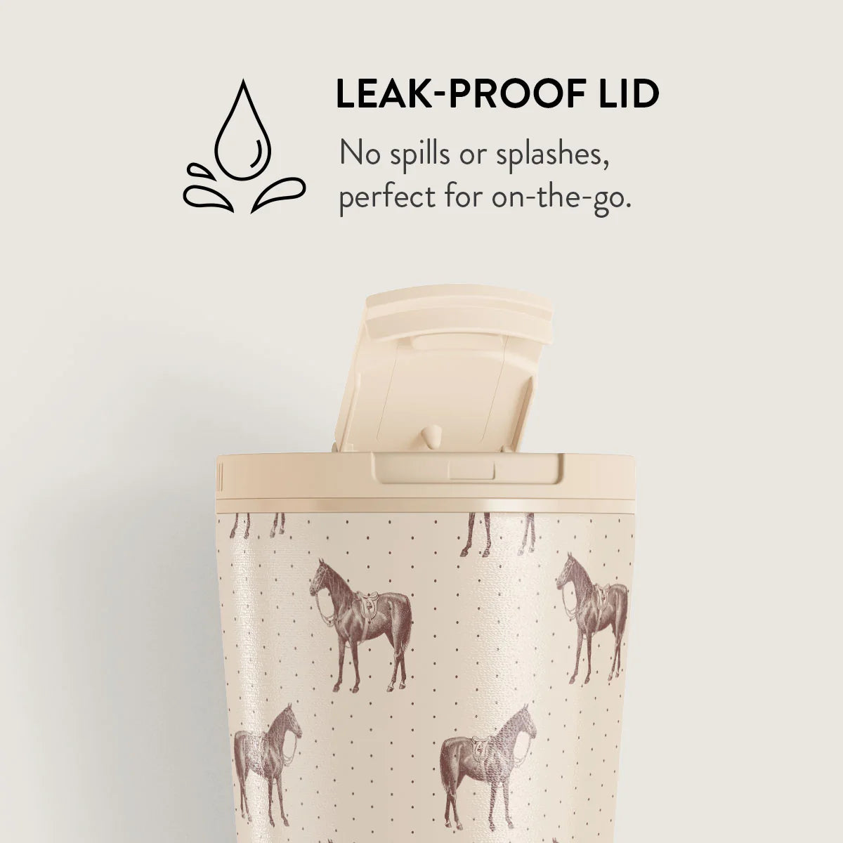 Burga Κούπα Θερμός από Ανοξείδωτο Ατσάλι - Flap Lid - 500ml - Wild West