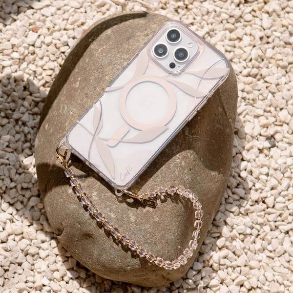 Uniq iPhone 16 Pro Max Coehl Verdure Σκληρή Θήκη με Πλαίσιο Σιλικόνης και MagSafe - Spring Blossom