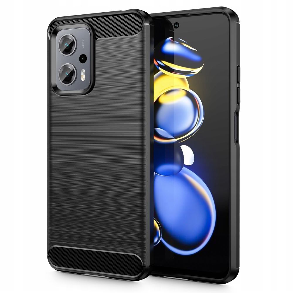 Tech-Protect Xiaomi Poco X4 GT Θήκη Rugged Carbon TPU - Black