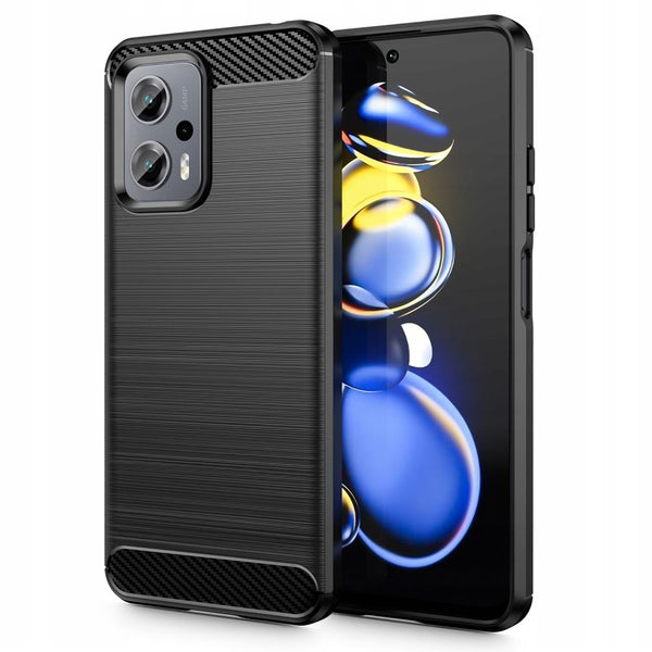 Tech-Protect Xiaomi Poco X4 GT Θήκη Rugged Carbon TPU - Black