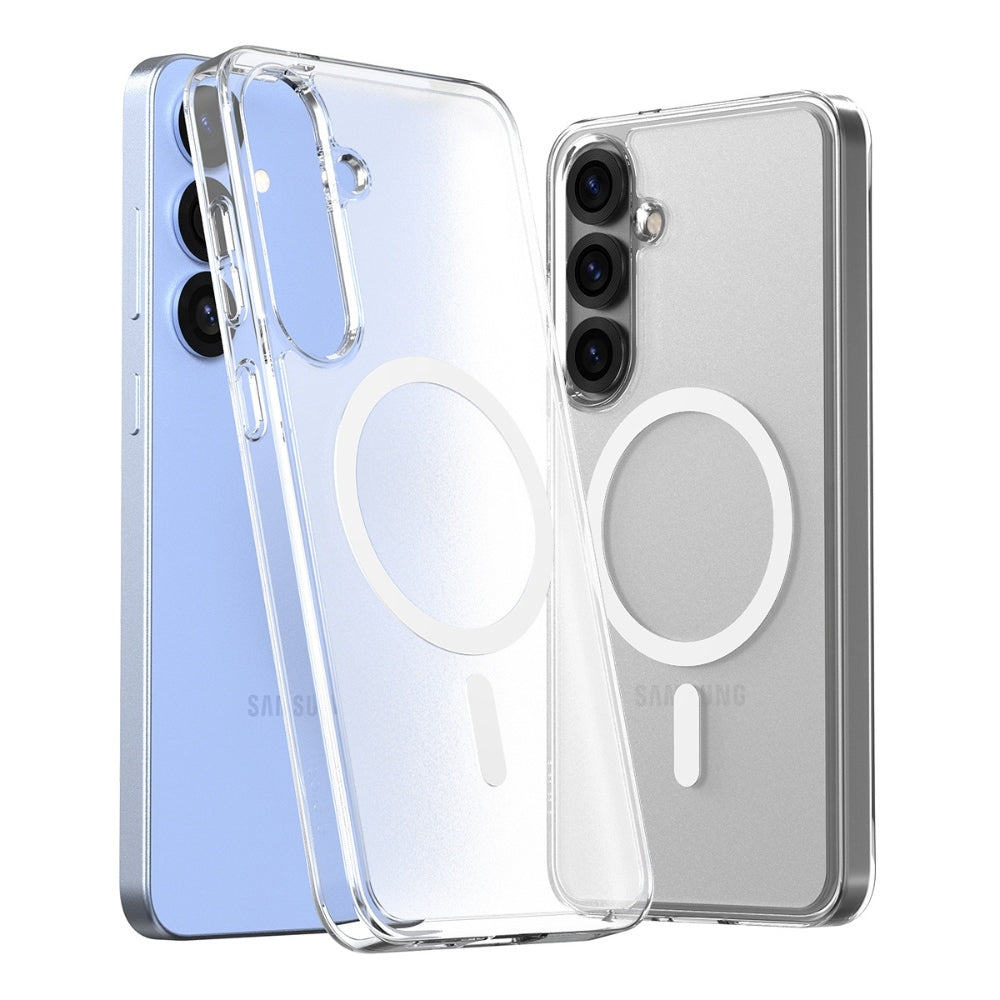 Araree Samsung Galaxy S25 Plus Duple M Σκληρή Θήκη με Πλαίσιο Σιλικόνης και MagSafe - Διάφανη Ματ