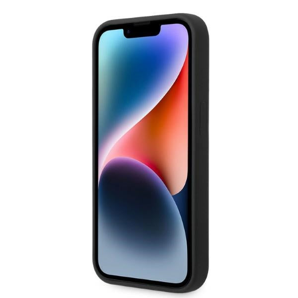 Karl Lagerfeld iPhone 14 Pro Liquid Silicone Karl and Choupette Θήκη Σιλικόνης με MagSafe - Black - KLHMP14LSSKCK