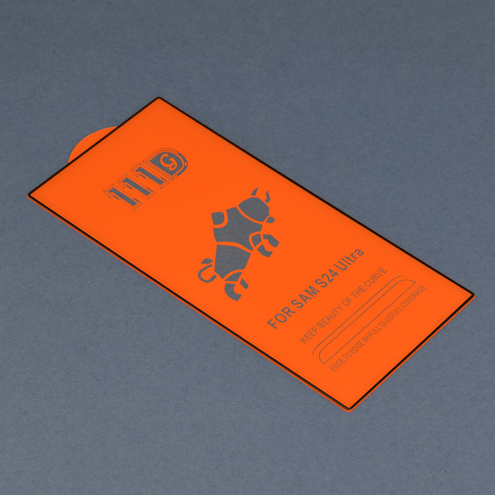 Techsuit Samsung Galaxy S24 Ultra 9H 111D 0.33mm Full Screen Full Glue Tempered Glass Αντιχαρακτικό Γυαλί Οθόνης - Black